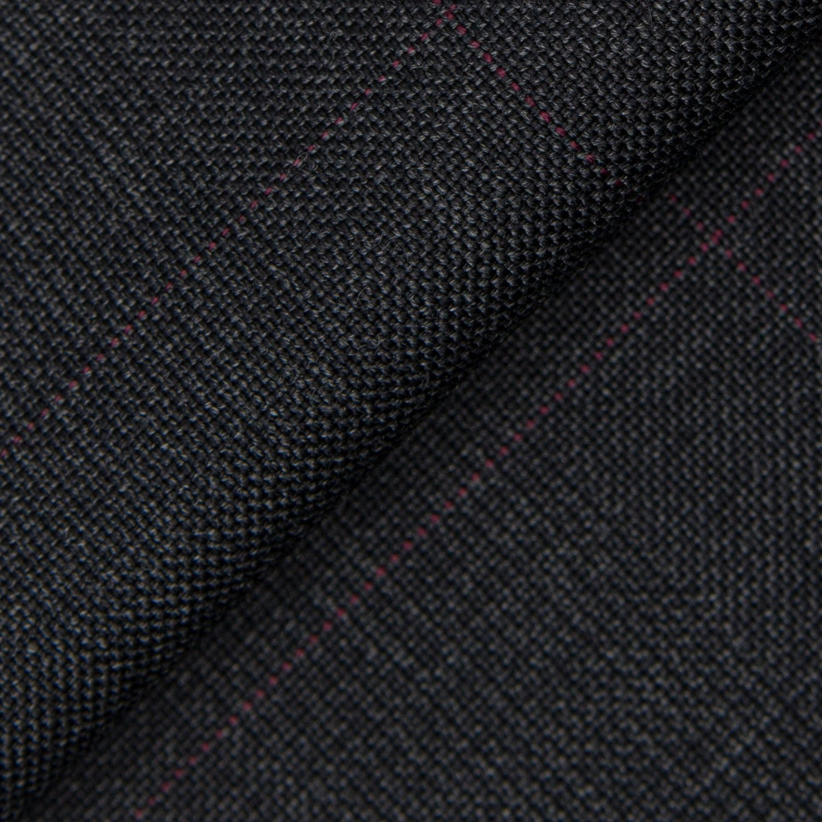 Dark Grey Super 130'S Plaid Suit - Wm. Fox & Co.