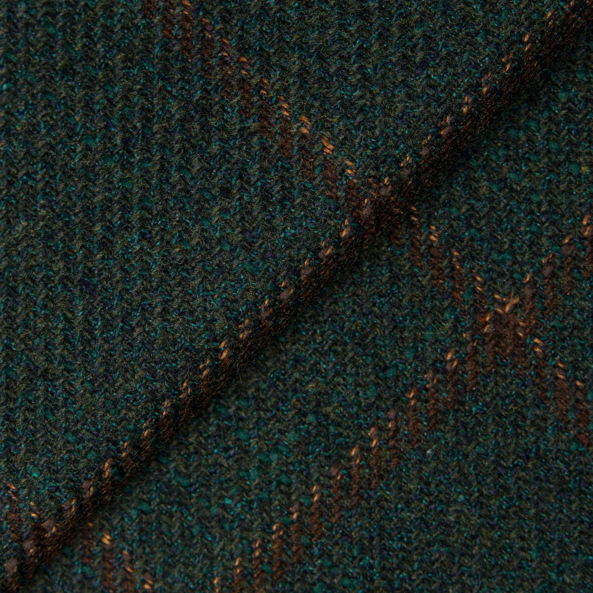 Green Cotton Blend Windowpane Jacket - Wm. Fox & Co.