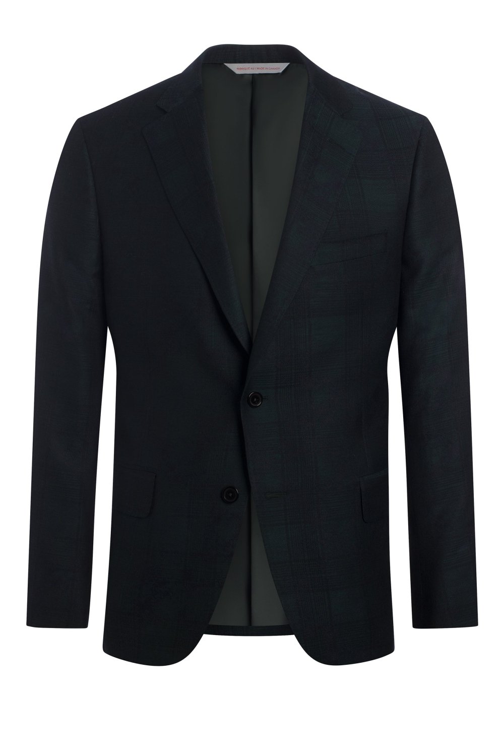 Green Wool and Silk Plaid Jacket - Wm. Fox & Co.
