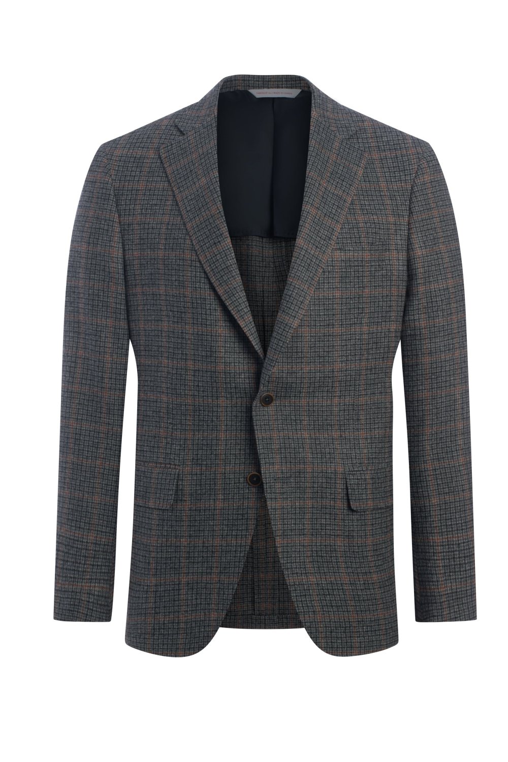 Grey Cashmere Blend Houndstooth Jacket - Wm. Fox & Co.