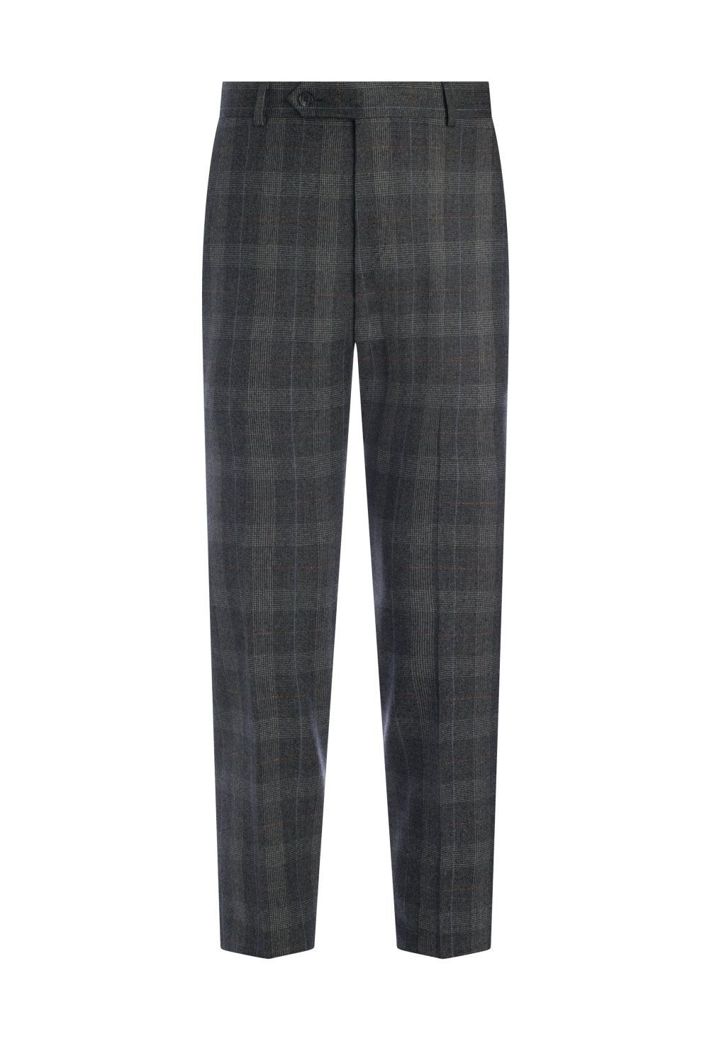 Grey Super 120's Flannel Plaid Suit - Wm. Fox & Co.