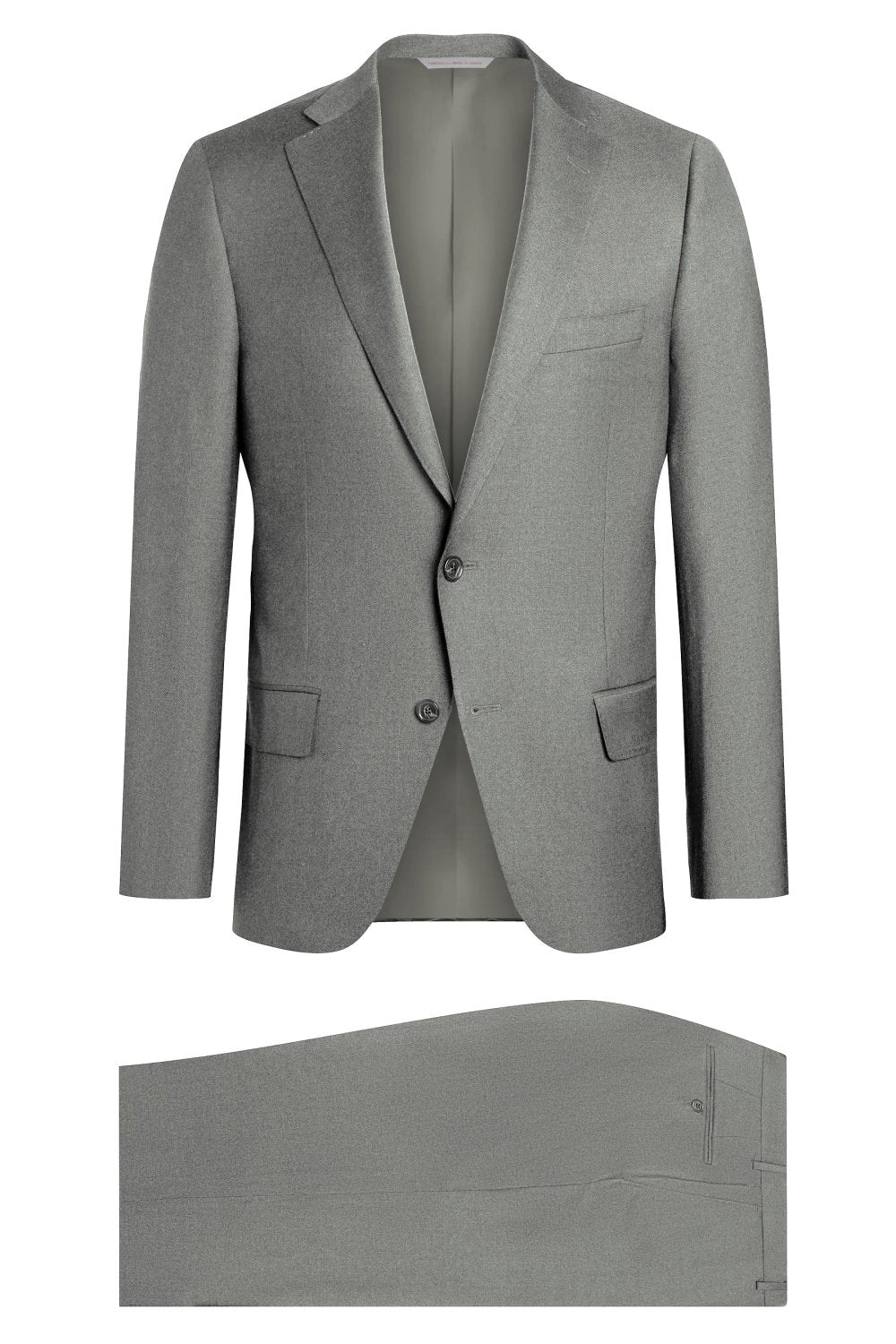 Grey Super 120's Poly Blend Suit - Wm. Fox & Co.