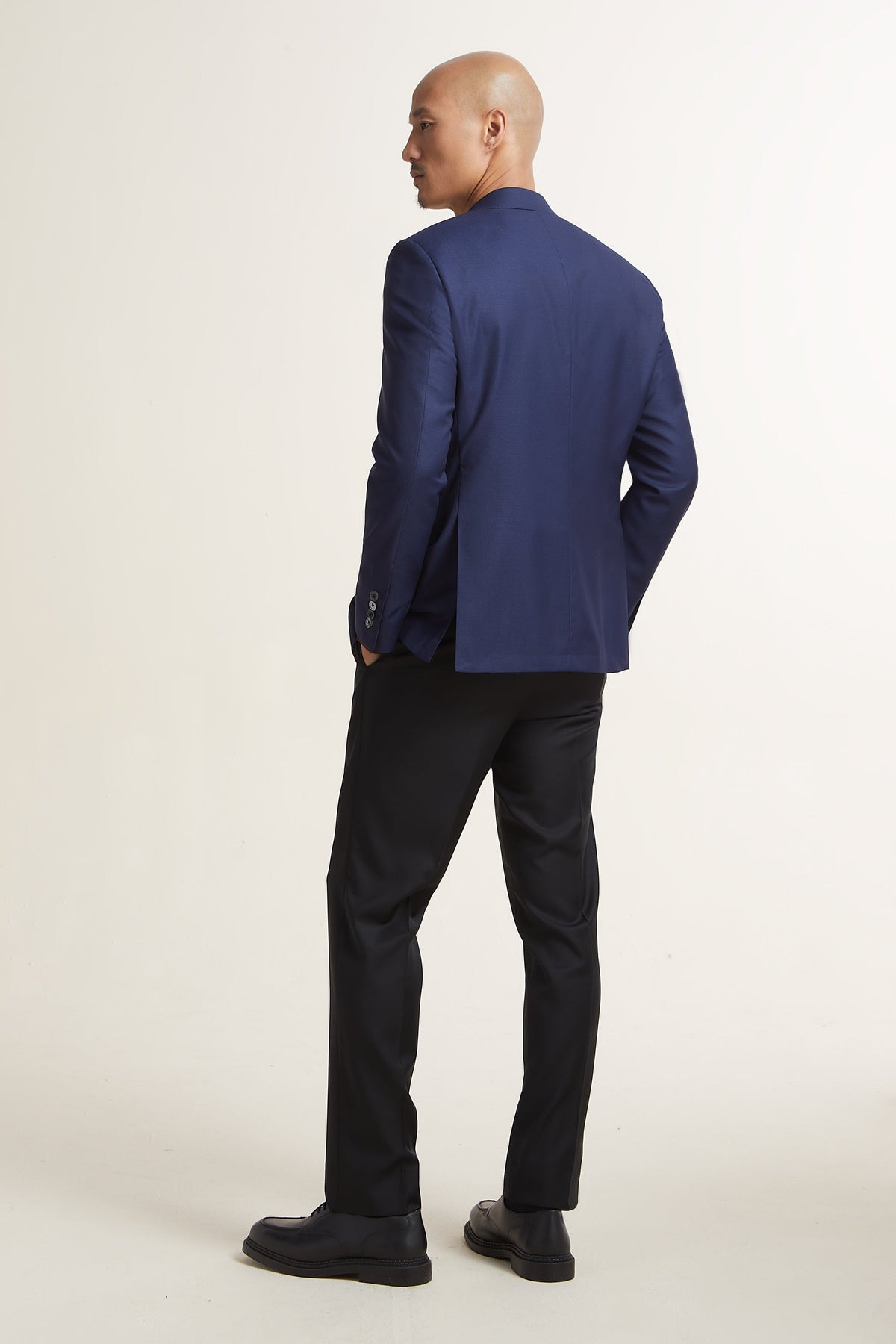 Blue Double Twist Blazer
