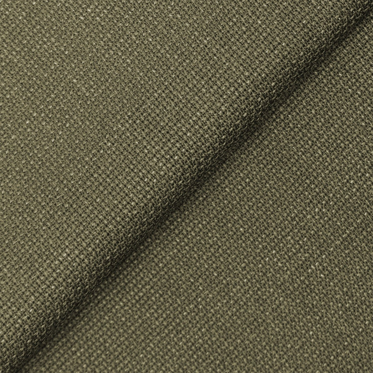 Khaki Linen Cotton Elastane Hopsack Jacket - Wm. Fox & Co.