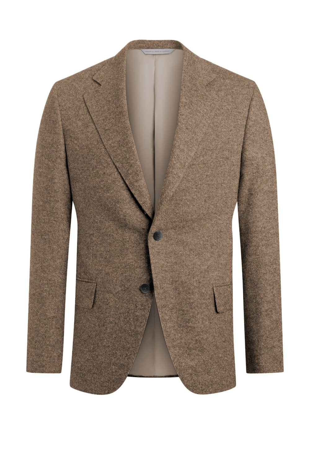 Light Brown Zegna Linen Blend Donegal Suit - Wm. Fox & Co.
