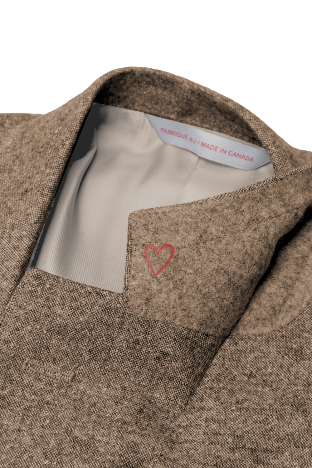 Light Brown Zegna Linen Blend Donegal Suit - Wm. Fox & Co.