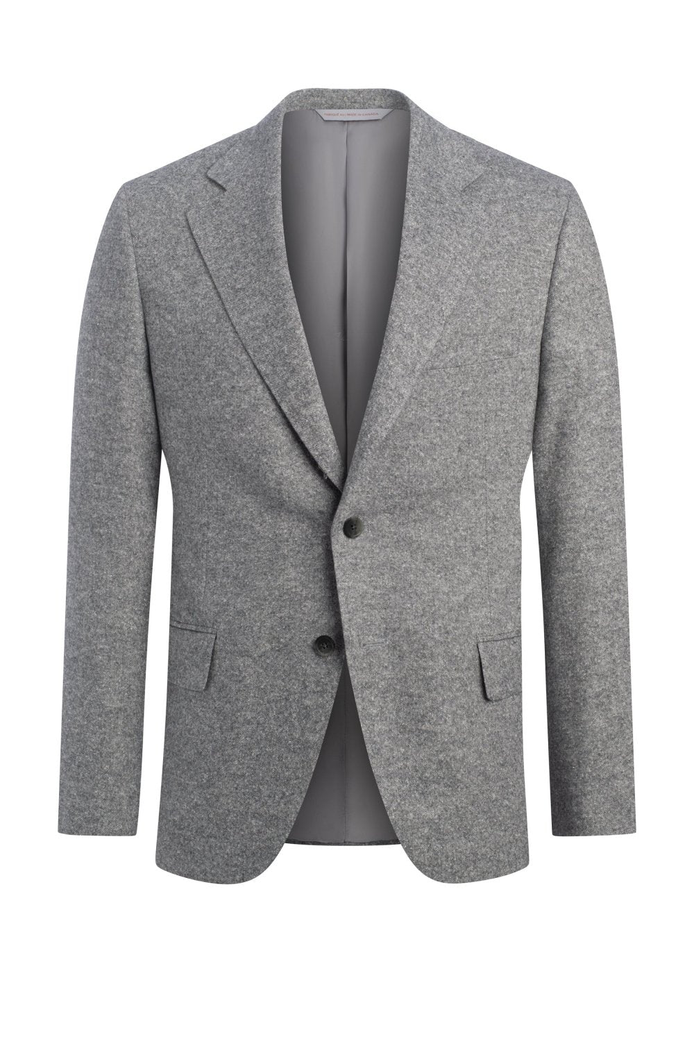 Light Grey Zegna Linen Blend Donegal Suit - Wm. Fox & Co.