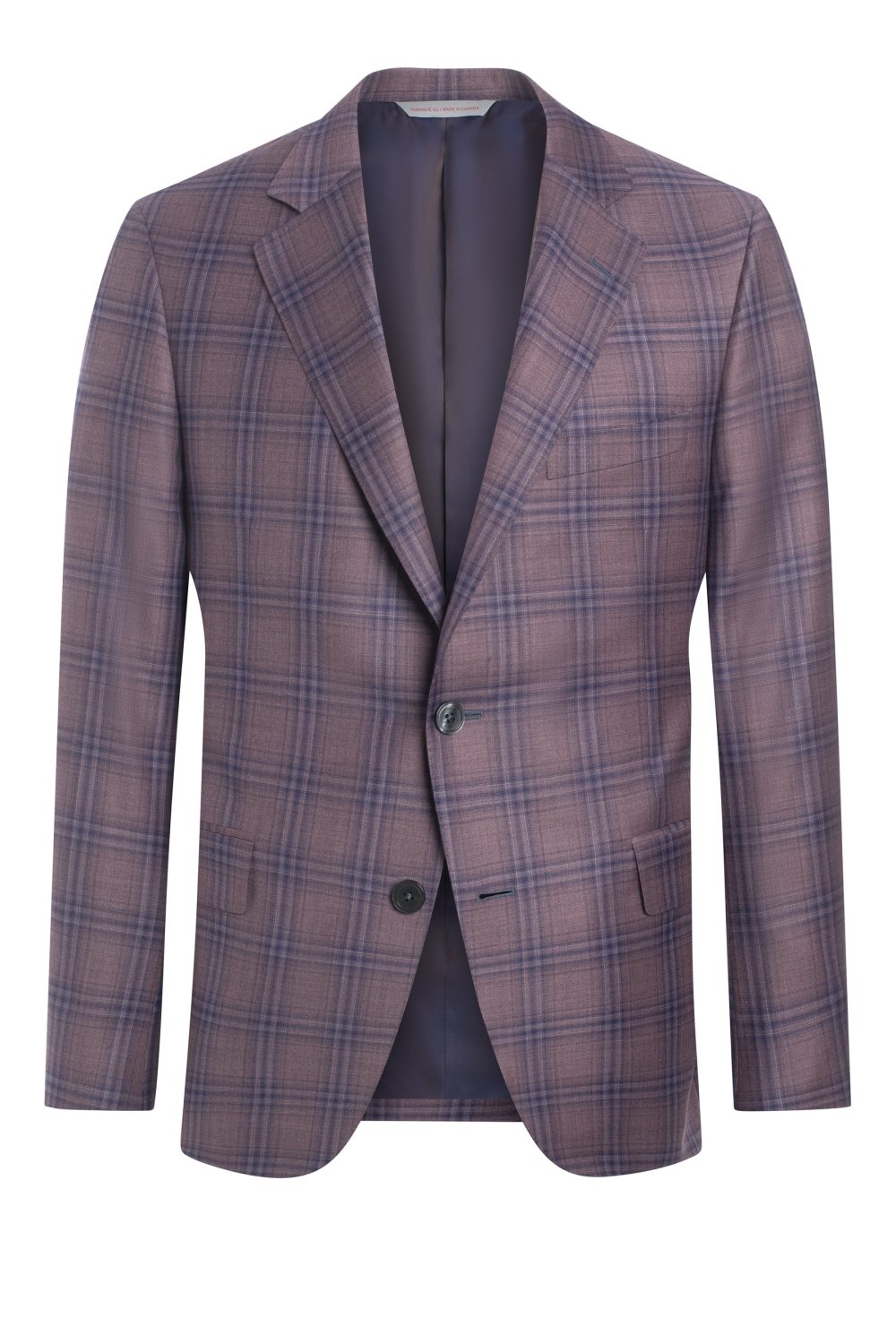 Light Purple 130's Plaid Jacket - Wm. Fox & Co.