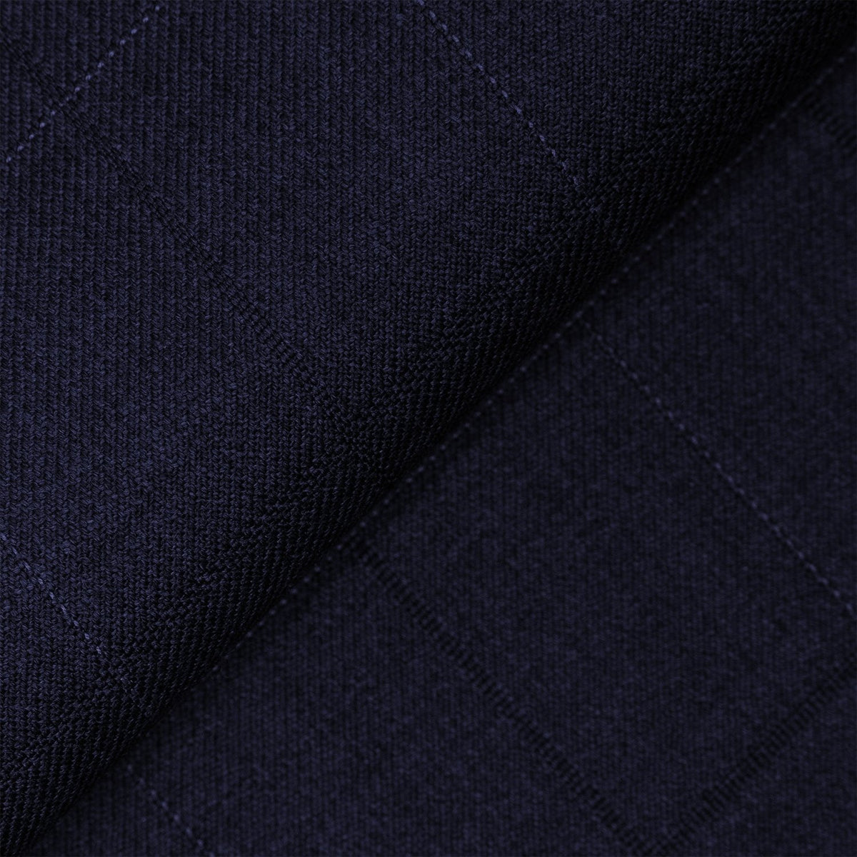 Navy 130's Plaid Suit - Wm. Fox & Co.