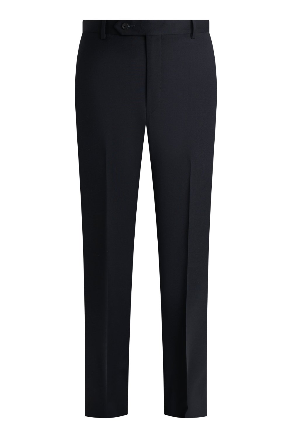 Navy Super 110's Smart Wool Serge Trousers – view 4