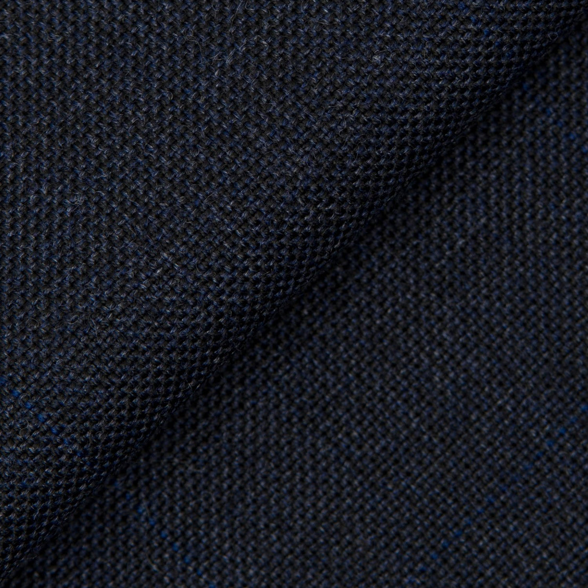 Navy Super 120's Plaid Poly Pant - Wm. Fox & Co.