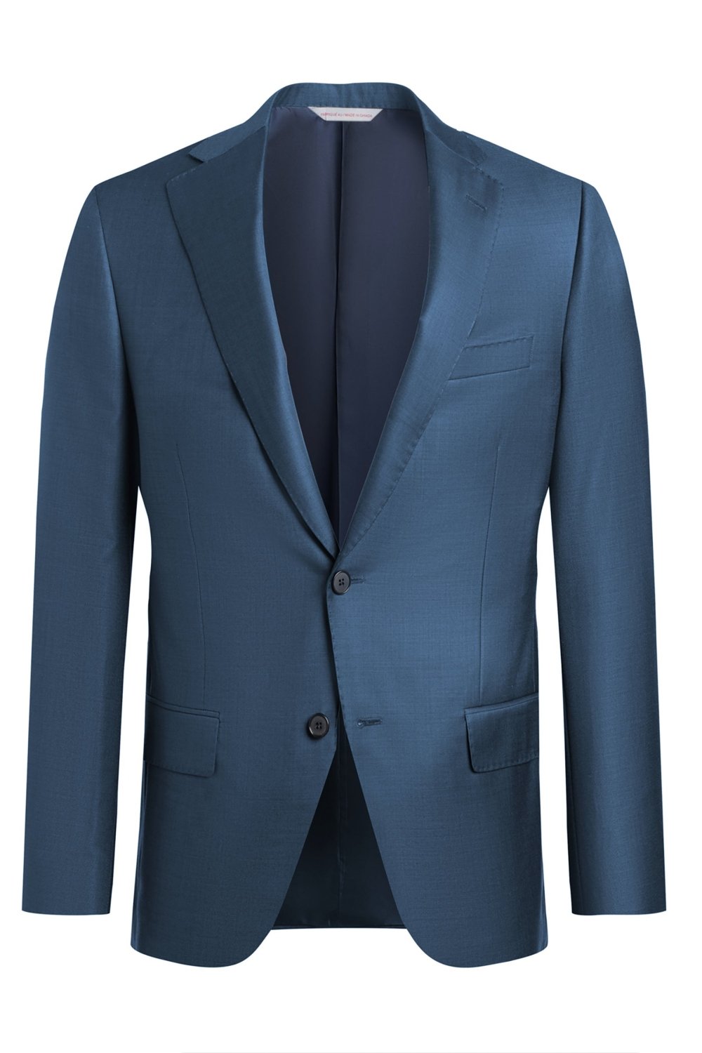 Navy Super 130's Milano Sharkskin Suit – view 7