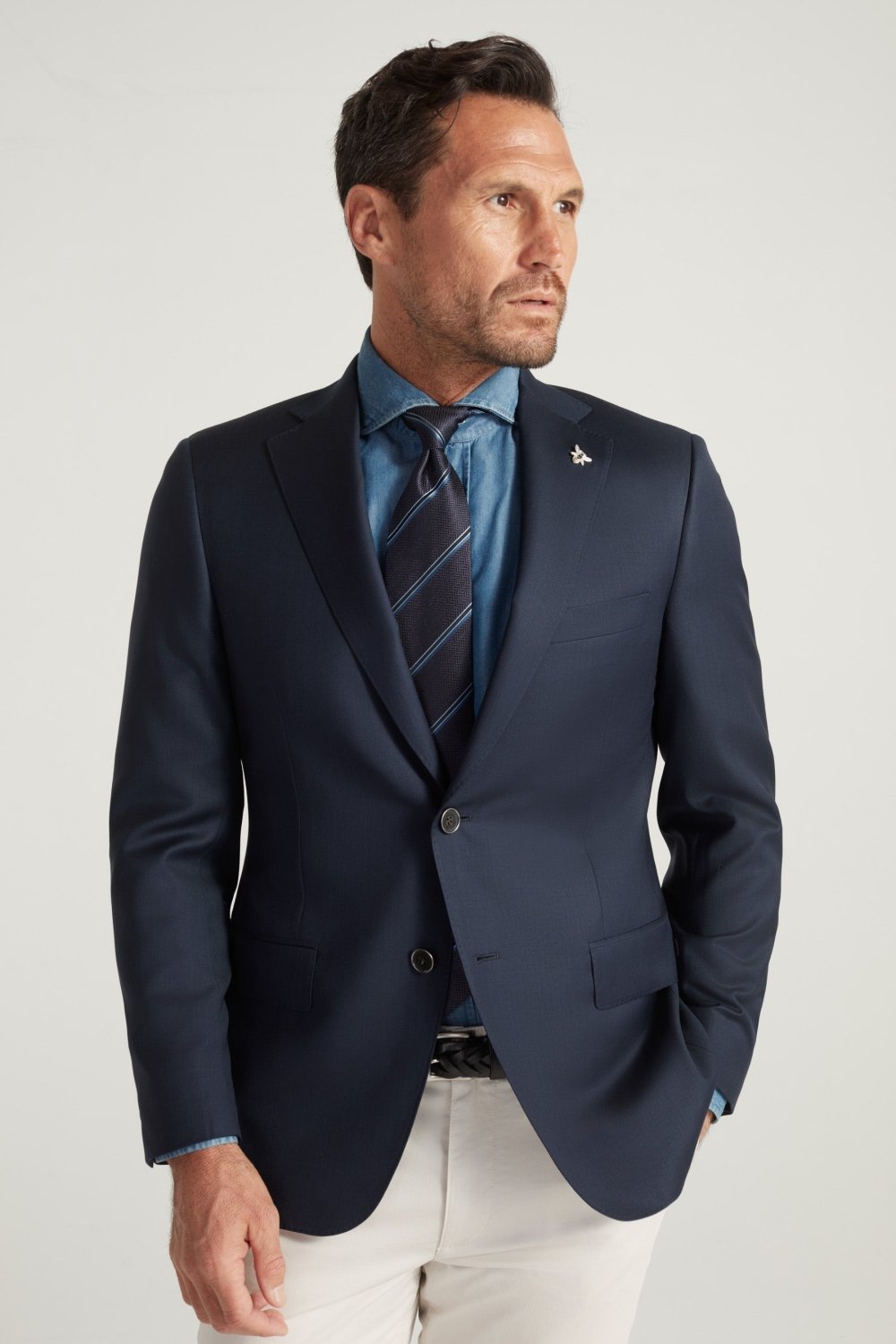 Navy Traveler Honey Way Blazer - Wm. Fox & Co.
