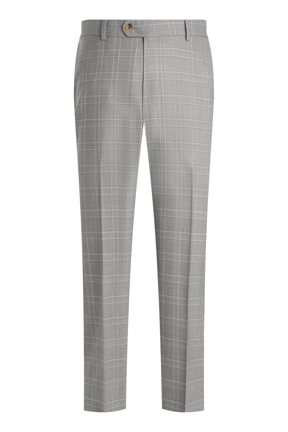 Pearl Grey Super 160's Plaid Suit – view 4