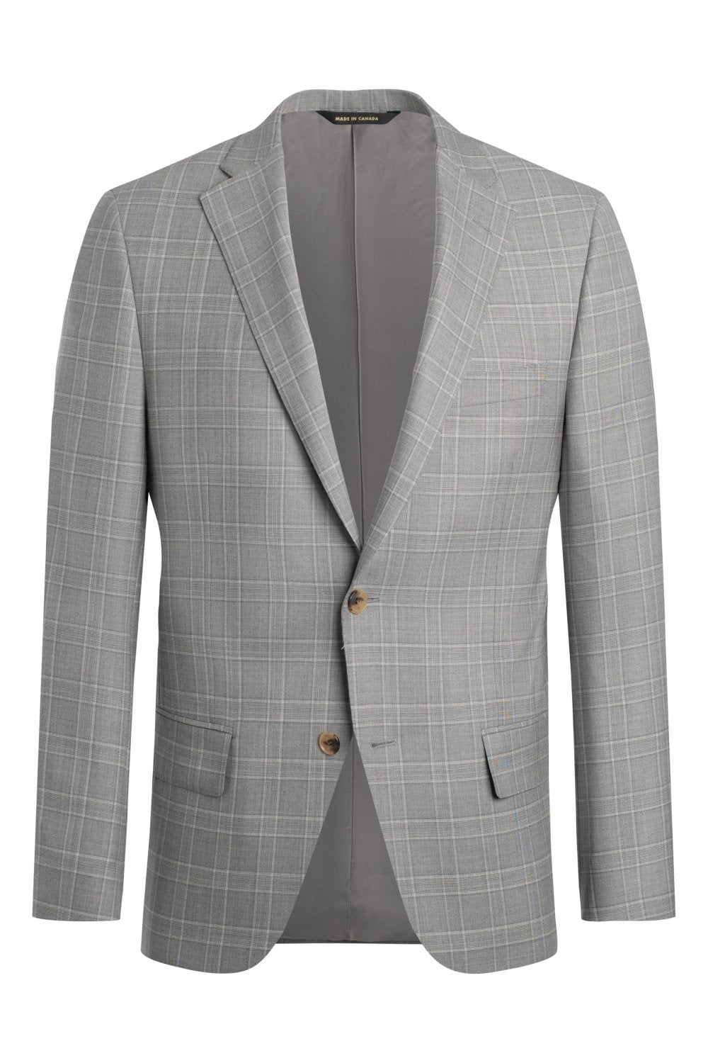 Pearl Grey Super 160's Plaid Suit – view 5
