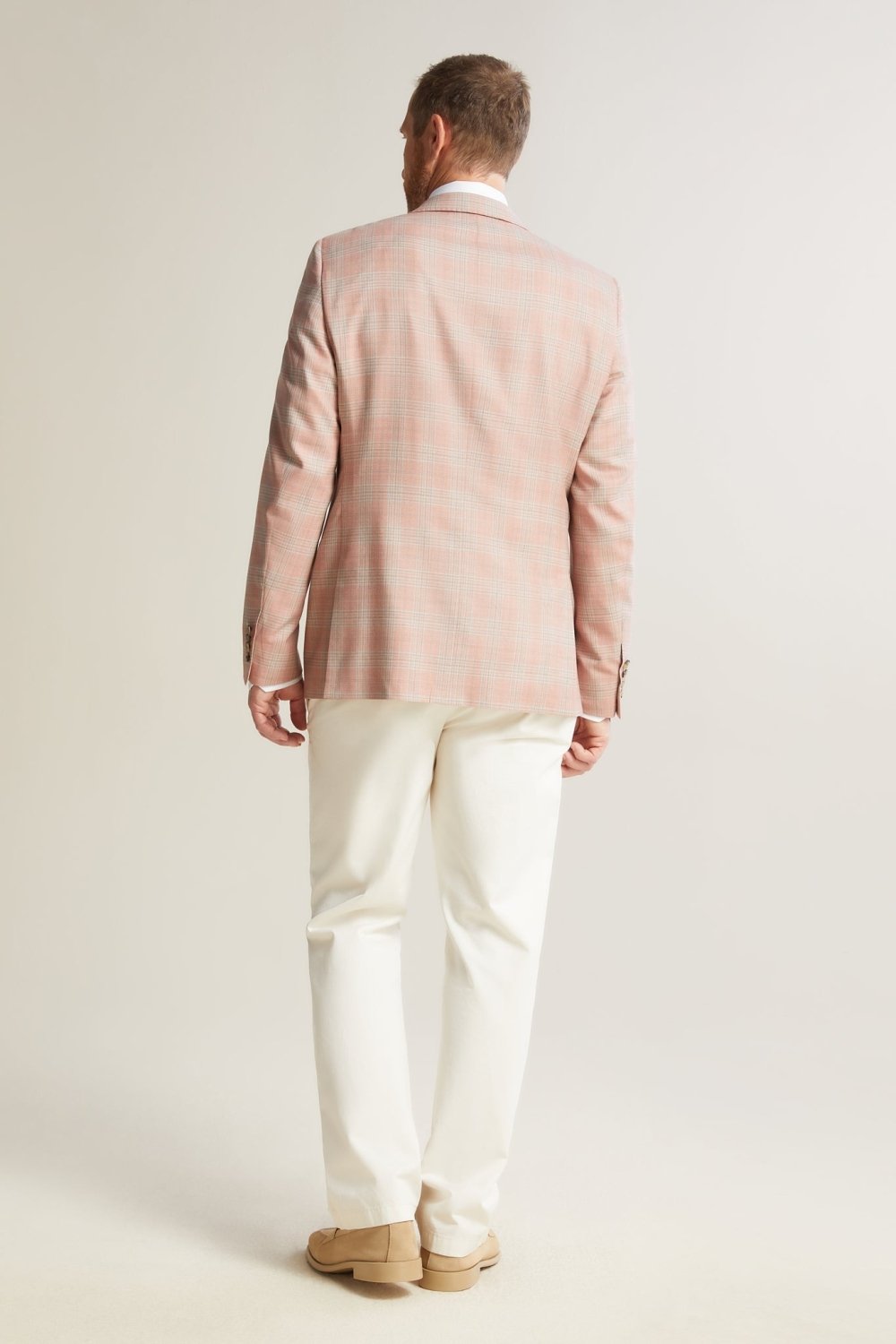 Red and Taupe Plaid Jacket – view 5