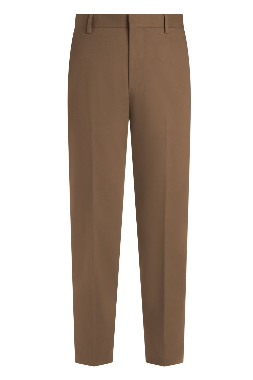 Rust Stretch Cotton Blend Trousers - Wm. Fox & Co.