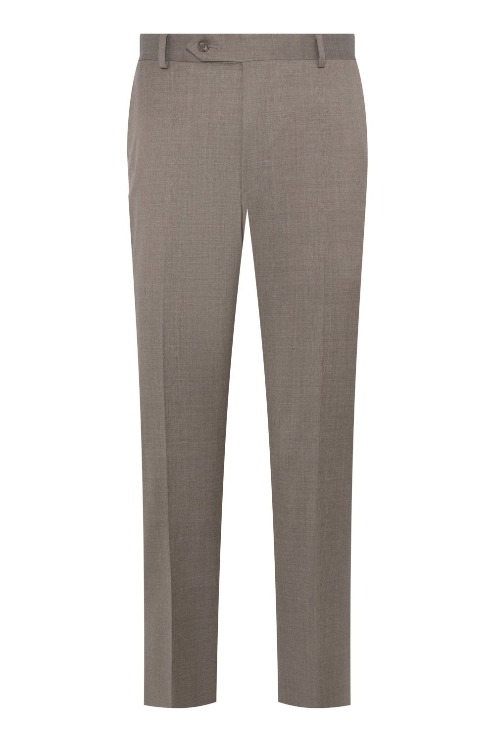 Tan Smart Wool Trousers - Wm. Fox & Co.