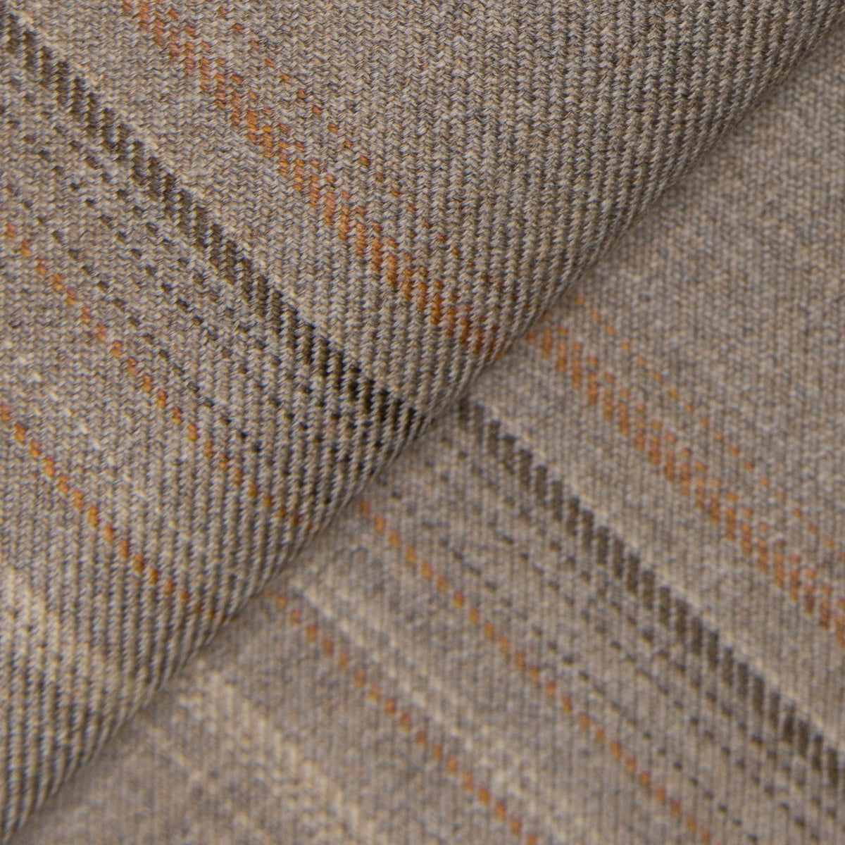Tan Super 130's Plaid Jacket - Wm. Fox & Co.
