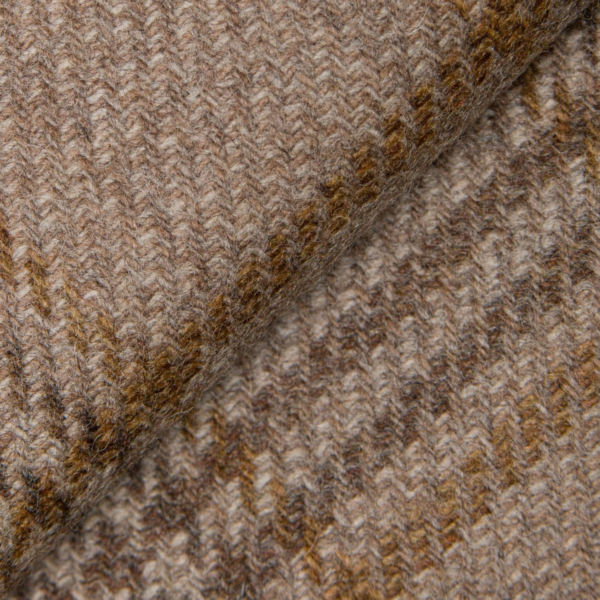 Tan Wool and Cashmere Plaid Jacket - Wm. Fox & Co.