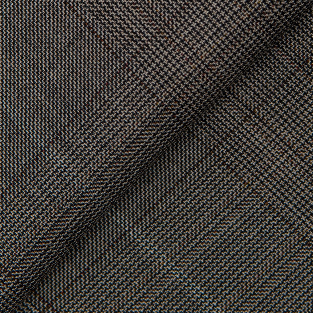 Taupe Super 150’s Double-Breasted Plaid Suit - Wm. Fox & Co.