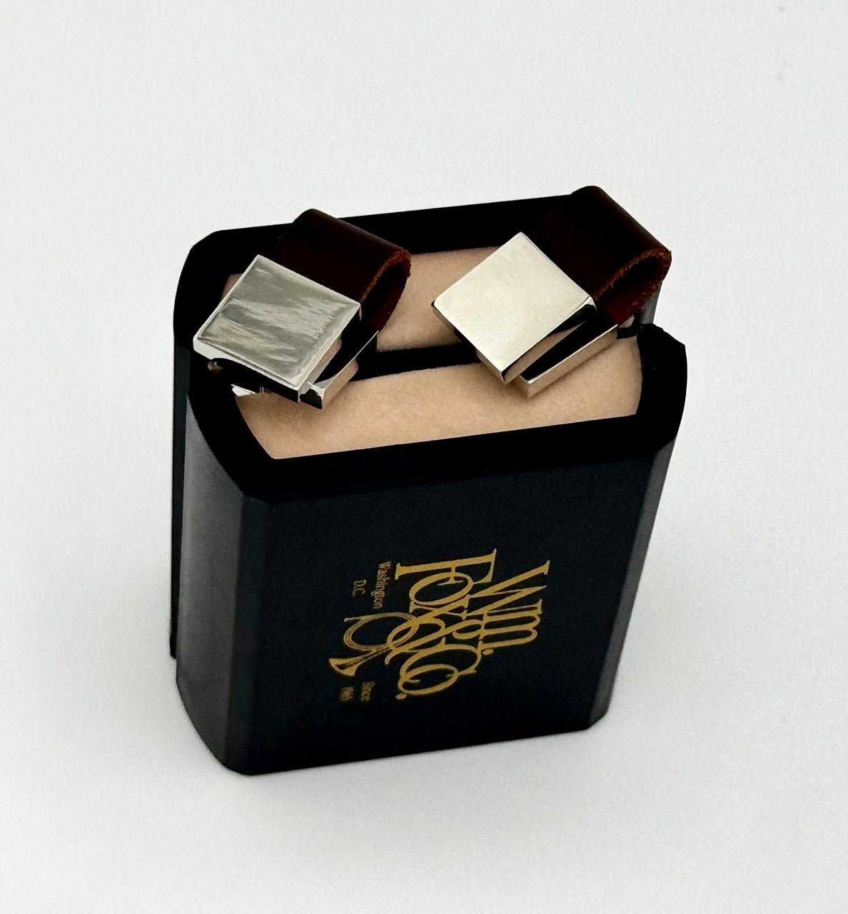 Two-Tone Square Cufflinks - Wm. Fox & Co.