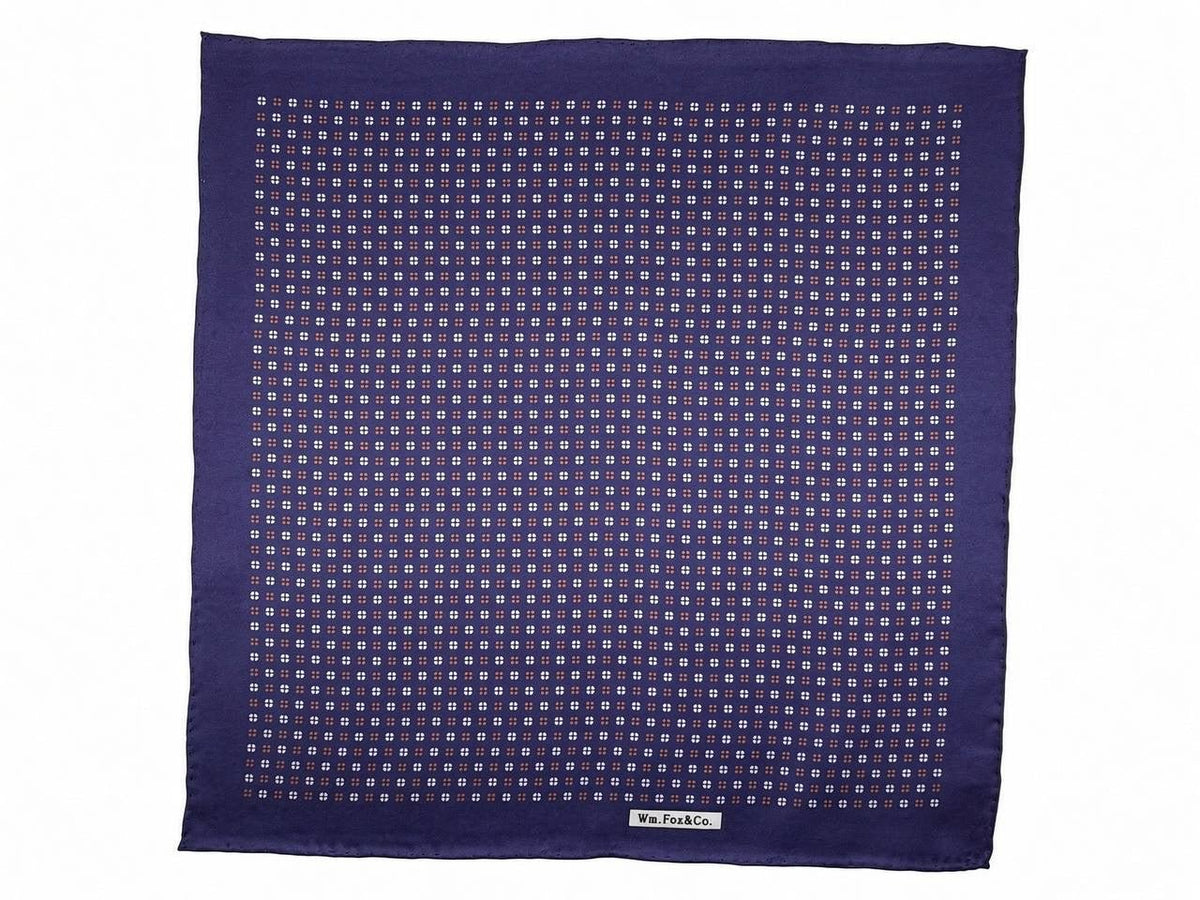Violet Mini Square Pocket Square - Wm. Fox & Co.