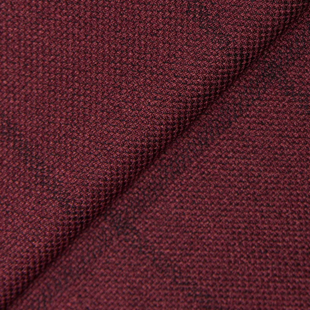 Wine Red Silk Blend Windowpane Jacket - Wm. Fox & Co.