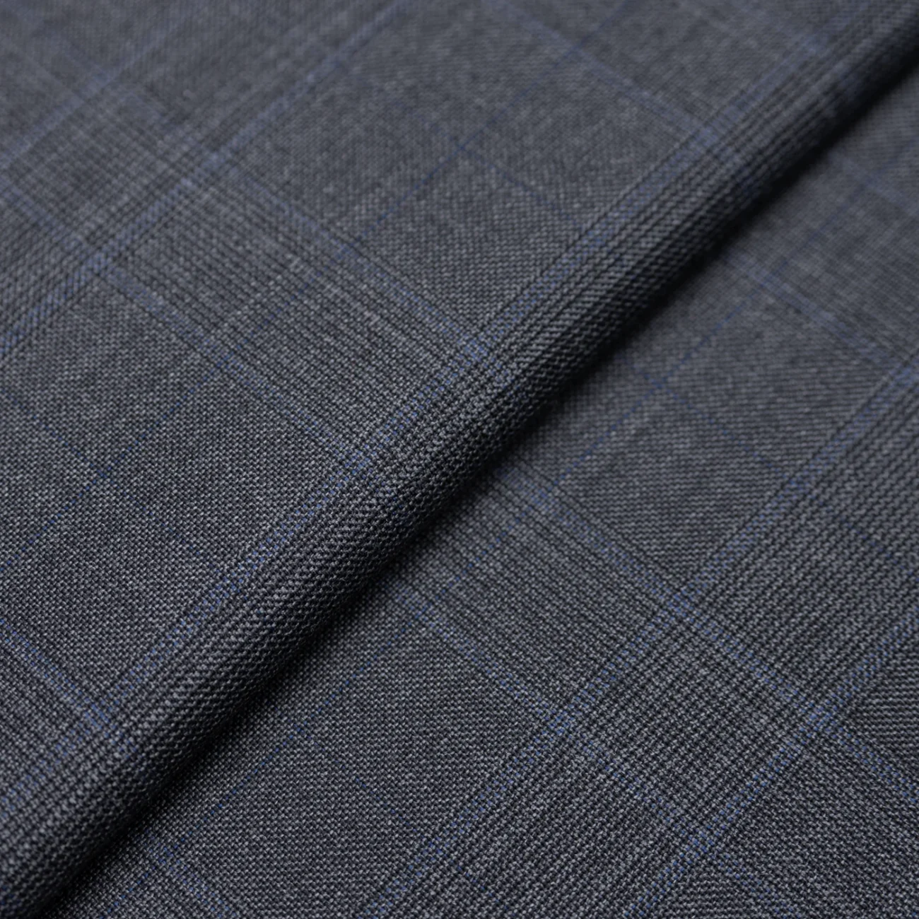 Charcoal 150's Loro Piana Tasmanian Plaid Suit - Image 3