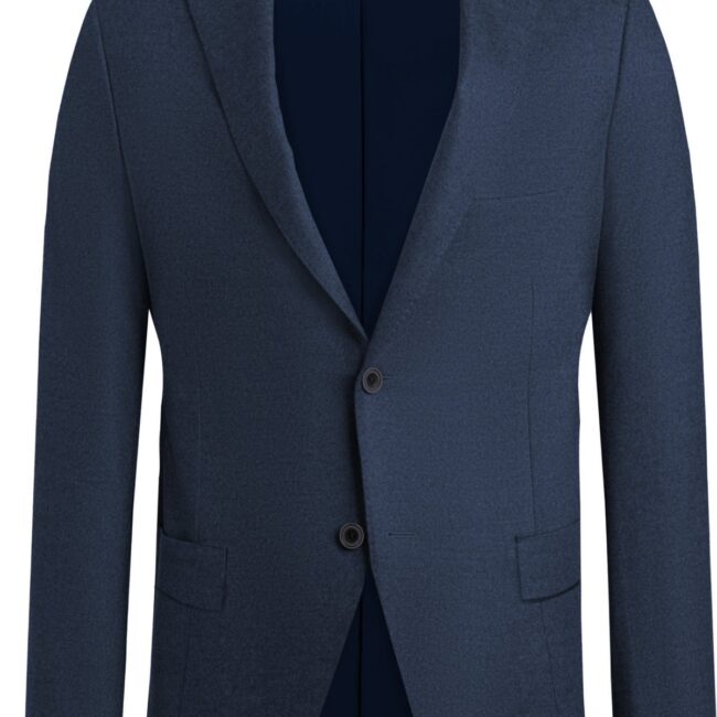 Royal Blue Cashmere Silk Jacket - Image 4