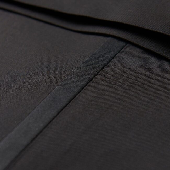Black Notch Lapel Satin Infinity Tuxedo - Image 4
