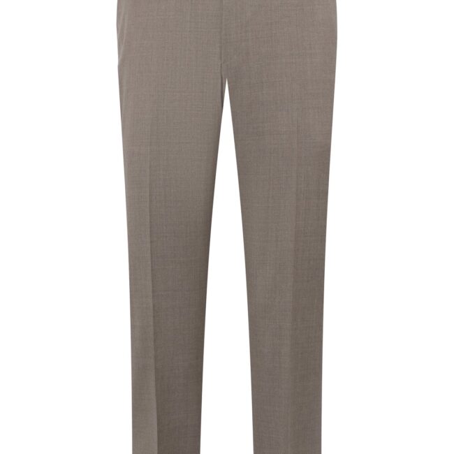 Tan Smart Wool Trousers
